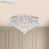 Schonbek BN1424 Baronet 6 Light Ceiling Mount  Luxury Wall Sconc