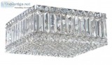 Schonbek 2124 Quantum 4 Lights 12 inch Flush Mount  Luxury Wall 