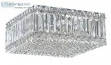 Schonbek 2124 Quantum 4 Lights 12 inch Flush Mount  Luxury Wall 