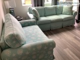 Beachy sofa bed and love seat