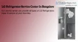 Lg refrigerator service center near me bangalore