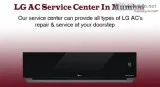Lg ac service center in mumbai