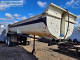 1973 Reliance End Dump Trailer 25 foot