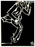 Michael Jackson 9" x 12" Canvas Painting