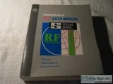 MOTOROLA RF SEMICONDUCTORS DATA MANUAL - 2nd Edition &copy 1982
