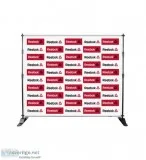 Displays for trade shows  Step and Repeat Backdrop