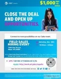 HIRING EVENT Field Sales Representative - Napa CA
