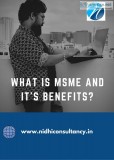 What is msme and it s benefits?