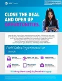 Field Sales Representative - Boise ID