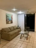open kitchen with dishwasher and microwave  screened patio with 