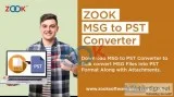 Convert your msg files into pst to access it in outlook