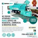 Affordable dumpster rental service for residential commercial an