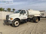 2013 FORD F750 2000 GALLON BOBTAIL WATER TRUCK