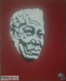 Morgan Freeman 2 GG &ndash 8&Prime x 10&Prime Canvas Painting