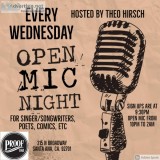 Musicians- open Mic night every Wednesday
