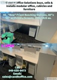 Herman Miller AO2 with glass cubicles and benching - Office furn