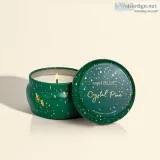 Capri Blue Candles 3 OZ EACH Crystal Pine Alpine Juniper Frosted