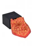 Buy red printed pocket square for wedding and anniversary