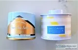 2 Illume Soy Luxury Scented Candles Fresh Sea Salt 3 oz and Salt