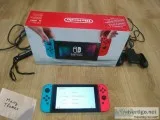 Nintendo Switch Neon Red and Blue Ext. Battery Life Console