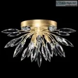 Fine Art Lily Buds 18.5in Round Flush Mount  Luxury Wall Sconces
