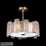 Fine Art Lunea 22in Round Semi Flush Mount  Modern Wall Sconces 