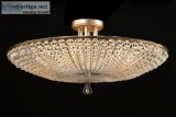 John Richard Beaded Crystal Six-Light Semiflush  Modern Wall Sco