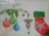 Holiday Decor Art From GG 49 &ndash 9&Prime x 12&Prime Colored P