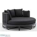 Luxury Outdoor Round Aluminium And Rope Daybed Australia