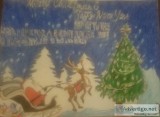 Holiday Celebrating Art Decor &ndash 9&Prime x 12&Prime Colored 
