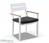 Shop Tuscany 6 Seat With Capri Chairs with Teak Arm Rests