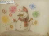Snowman Holiday Tradition GG &ndash 9&Prime x 12&Prime Colored P