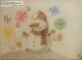 Snowman Holiday Tradition GG &ndash 9&Prime x 12&Prime Colored P