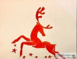 Reindeer Holiday Art 2 &ndash 9&Prime x 12&Prime Colored Pencil
