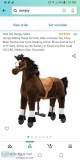Riding Horse Active Plush Outside
