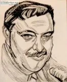 Jackie Gleason GG &ndash 8&Prime x 11&Prime Colored Pencil and A