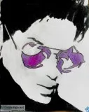 Prince Purple Rain Glasses GG &ndash 8&rdquo x 11&rdquo Colored 