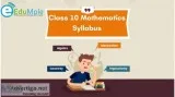 Class 10 Mathematics syllabus