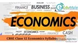Class 12 Economics syllabus