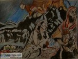 Mount Sinai Art &ndash 9&rdquo x 12&rdquo Colored Pencil