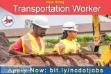 Transportation Worker - 5 Openings