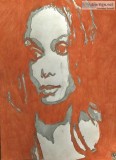 Janet Jackson Autumn GG &ndash 8&rdquo x 11&rdquo Colored Pencil