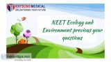 NEET Ecology and Environment previous year questions