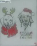 Holiday Golden Retrievers GG &ndash 8&Prime x 10&Prime Canvas Co