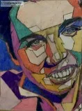 Elvis Presley In Rainbow Colors GG &ndash 9&ldquo x 12&rdquo Col