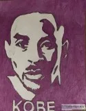 Kobe Bryant GG &ndash 8&rdquo x 11&rdquo Colored Pencil
