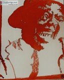 Louis Armstrong Live GG &ndash 9&rdquo x 12&rdquo Colored Pencil