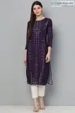Find Purple Kurti with Palazzo  Ahika
