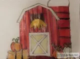 Old Autumn Barn With Pumpkins 2020 GG &ndash 9&rdquo x 12&rdquo 
