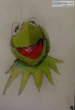 The Mupphet Frog GG &ndash 9&Prime x 12&Prime Colored Pencil